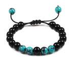 Lava Stones Power Bracelet Consciousness Tiger's Eye Fortune Lucky Charm