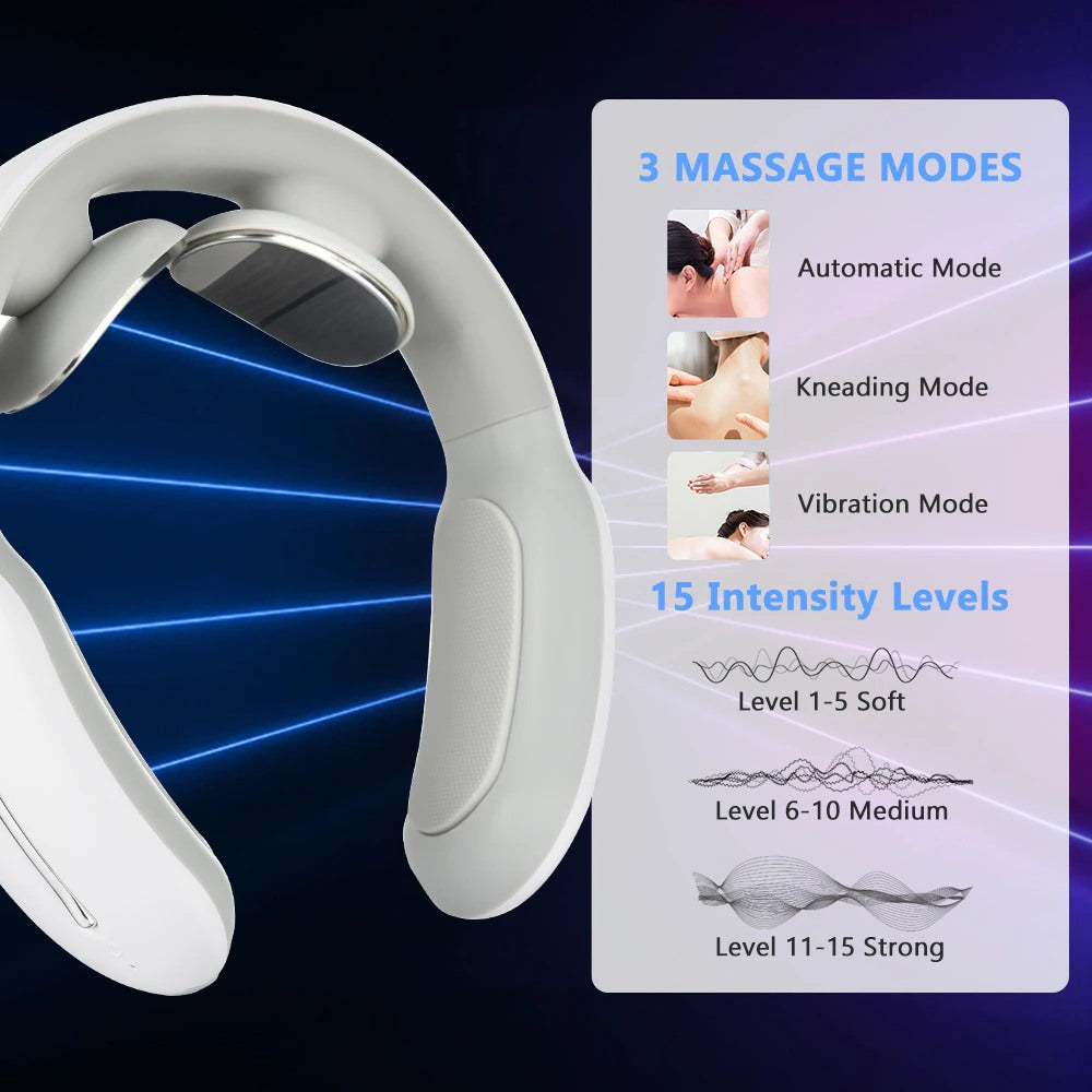 MigraineGenie™ Fast Headache & Migraine Pain Relief With TENS Vibration