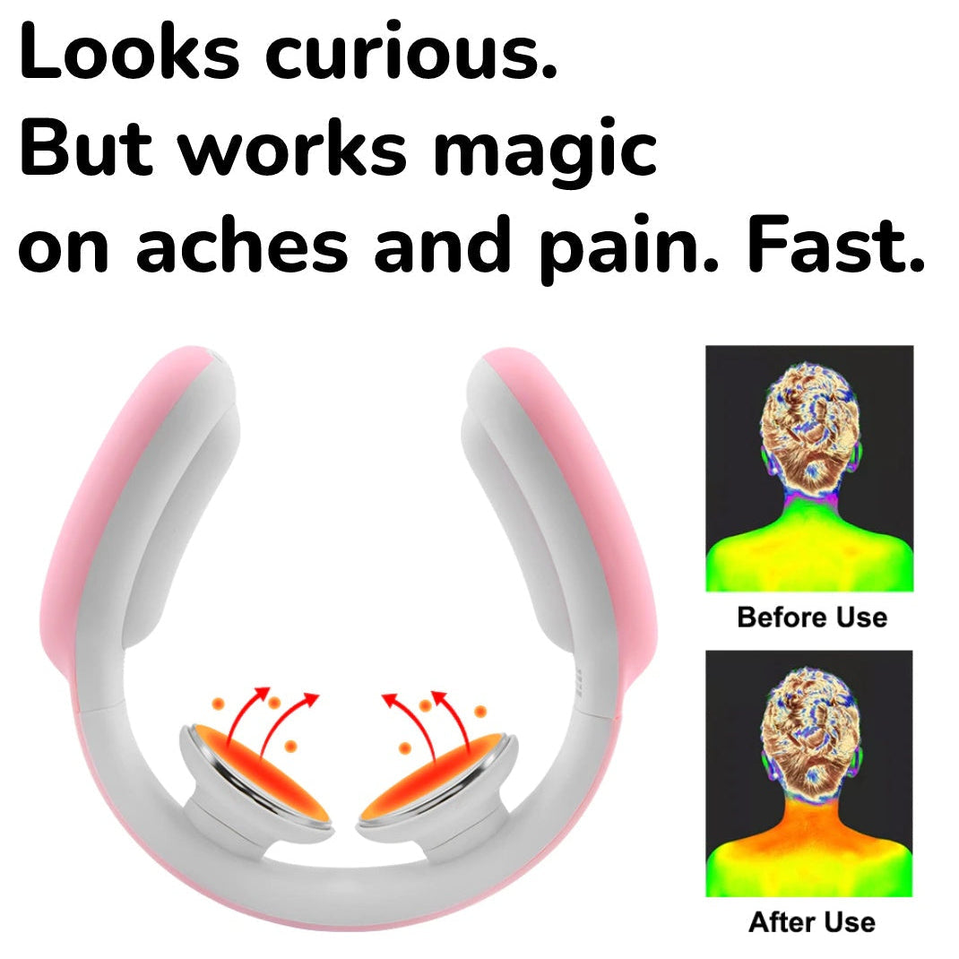 Migraine Genie Fast Headache Pain Relief TENS Neck Muscles Massager-Genie Superhealth Store