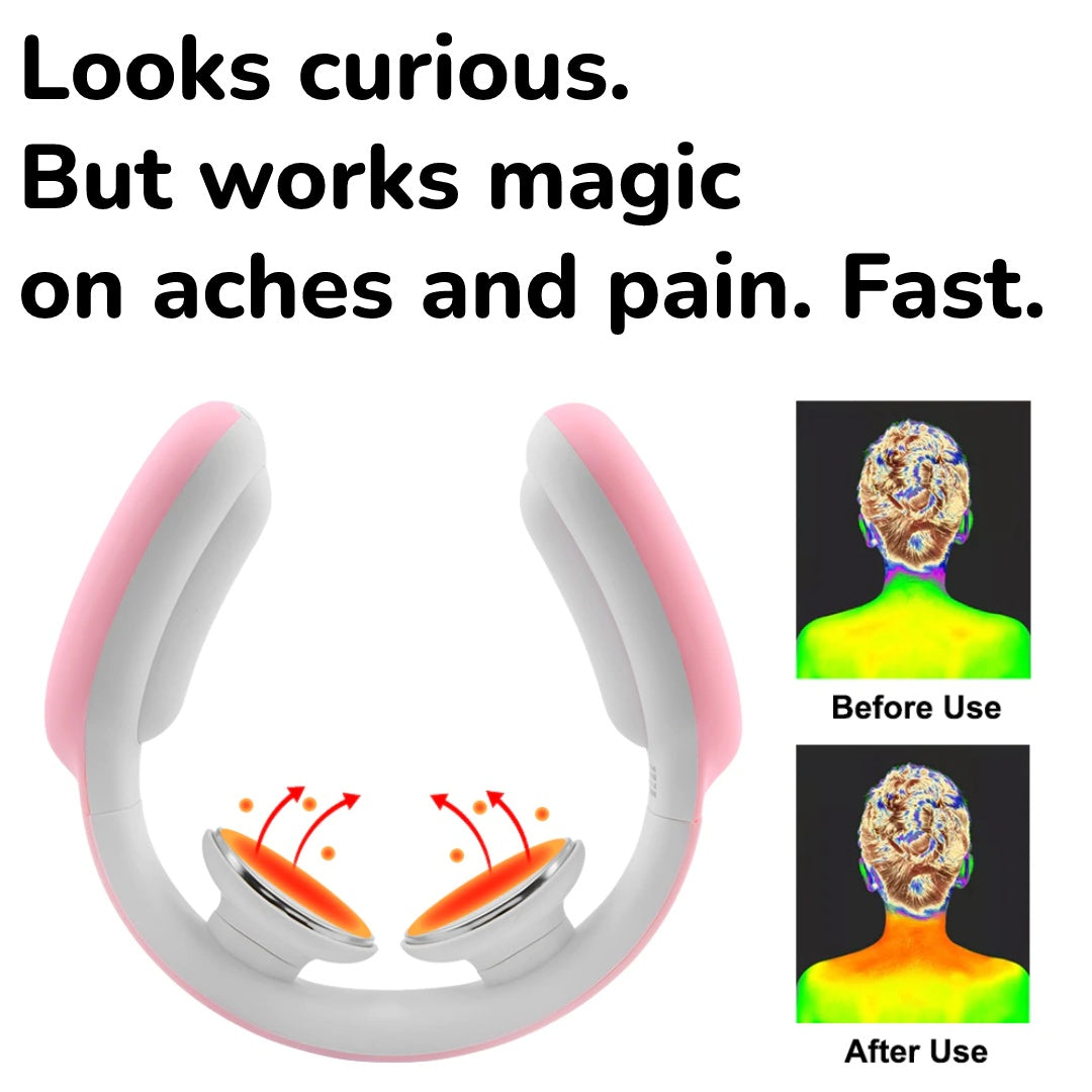 MigraineGenie™ Fast Headache & Migraine Pain Relief With TENS Vibration