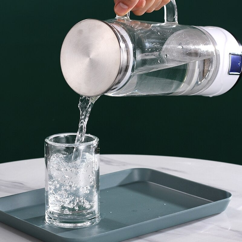 Hydrogen Water Kettle Health Detox Home Jug Rechargeable 1L-Genie Superhealth Store