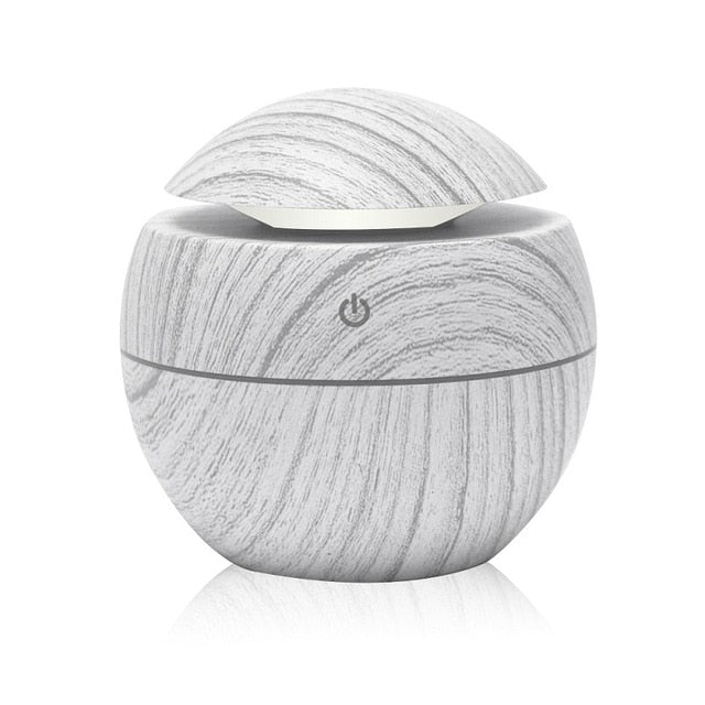Stylish Mini Diffuser Aromatherapy Essential Oils Ultrasonic With 10 Wicks-Cotton Swabs-Mini Essential Oils Aromatherapy Stylish Diffuser with LED Lighting - At-Home Spa Feeling-Genie Health+Beauty Store