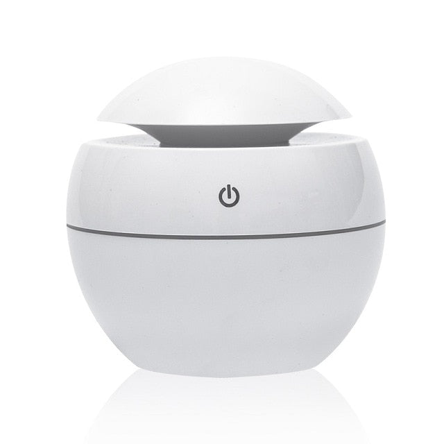 Stylish Mini Diffuser Aromatherapy Essential Oils Ultrasonic With 10 Wicks-Cotton Swabs-Mini Essential Oils Aromatherapy Stylish Diffuser with LED Lighting - At-Home Spa Feeling-Genie Health+Beauty Store