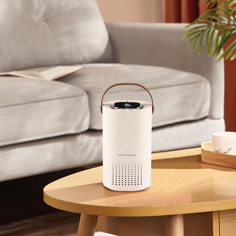Air Purifier and Ion Generator 2000mAh Battery HEPA Filter Mold Removal-Portable HEPA-Filter Air Purifier And Negative Ion Generator-Genie Health+Beauty Store