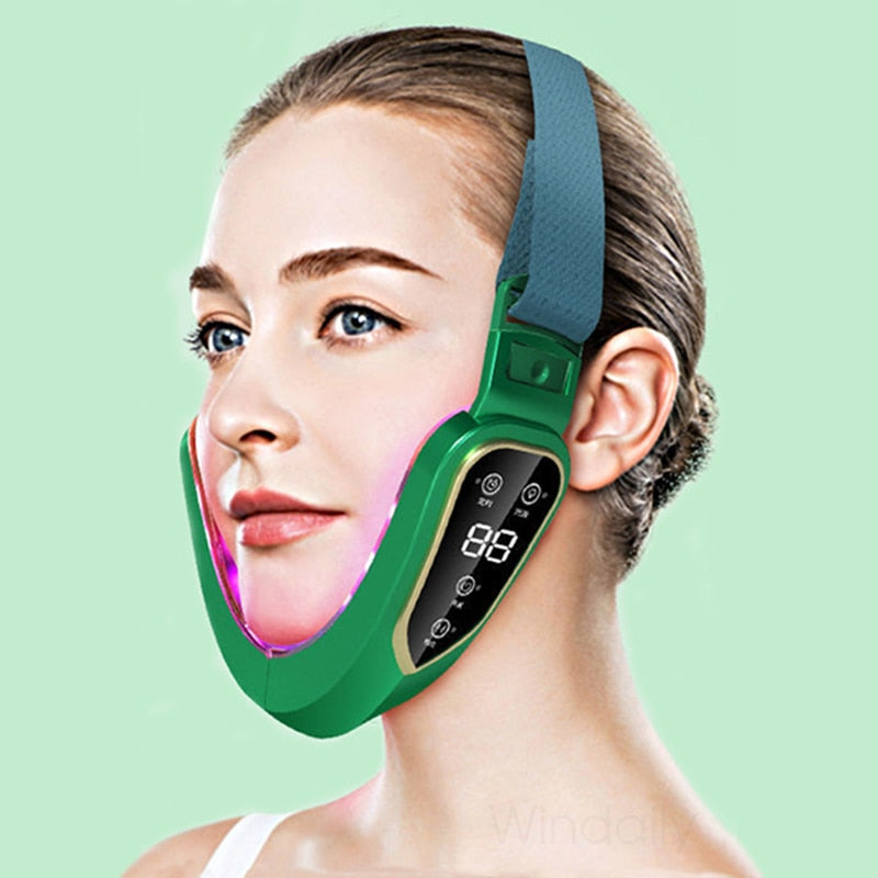 Double Chin Red Light Face Photon Beauty Slimming Therapy Device