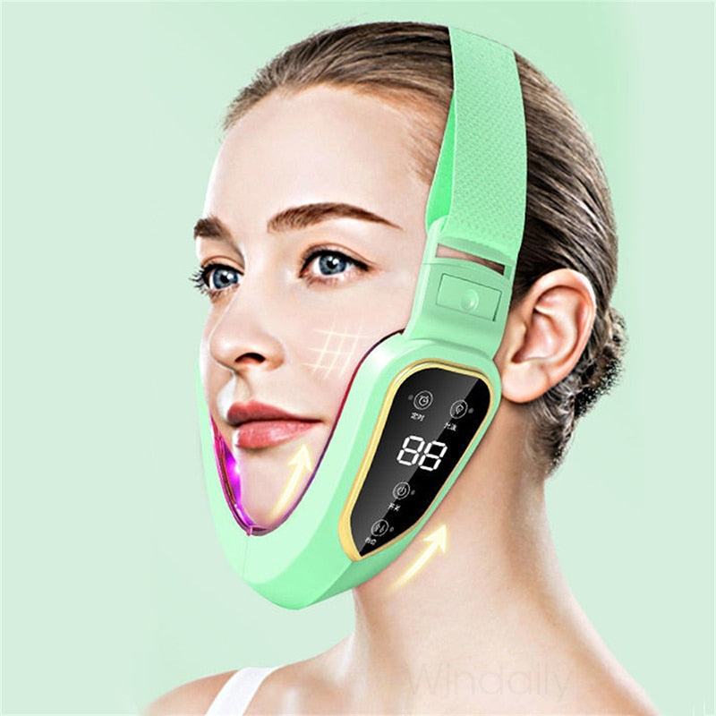 Double Chin Red Light Face Photon Beauty Slimming Therapy Device