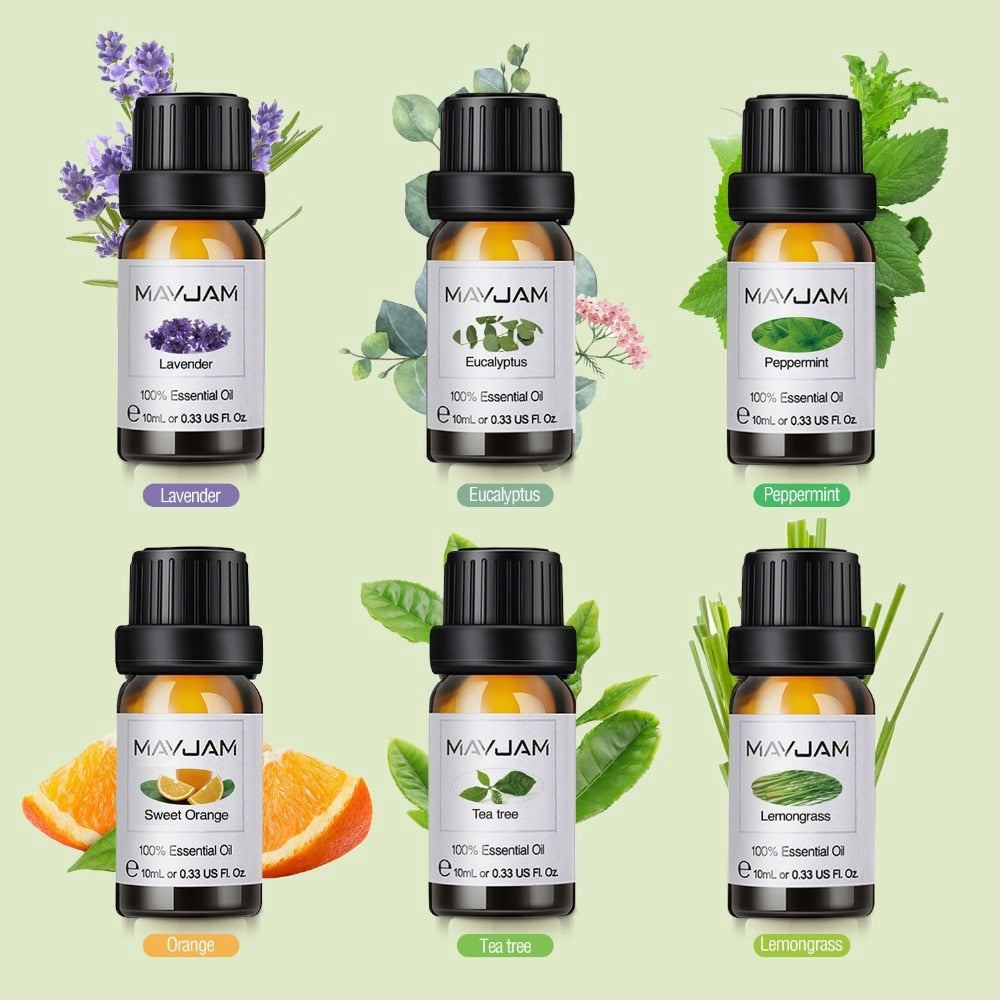 Essential Oils 6-piece Gift Box - Aromatherapy Massage Value Set