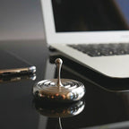 Fidget Spinner Desktop Water Drop Spinning Top Steel Stress Relief Gadget